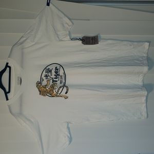 NWT CIVILIANAIRE MEN'S WHITE T-SHIRT XL